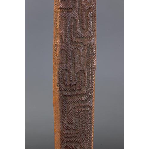 14 - ABORIGINAL HAIR ADORNMENT, DE GREY RIVER, BROOME, WESTERN AUSTRALIA, Carved and engraved hardwood an... 