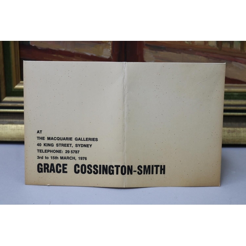 1 - Grace Cossington Smith (1892-1984) Australia, At Hunters Hill, 1944, oil on board, signed lower left... 