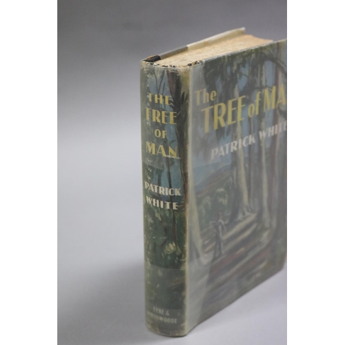 18 - Early edition of 'The Tree of Man' by Patrick White, published by Eyre & Spottiswoode, London, 1956.... 