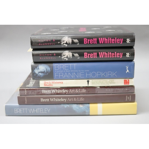 53 - Collection of biographical and reference books on Brett Whitely, including Hilton and Blundell, 'Bre... 