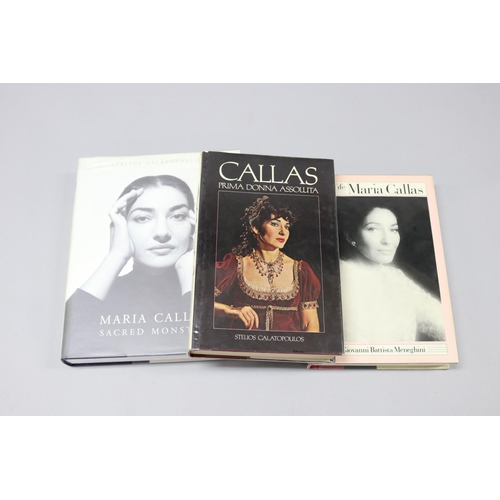 56 - Three biographical books on Greek-American Soprano Maria Callas OMRI (3)