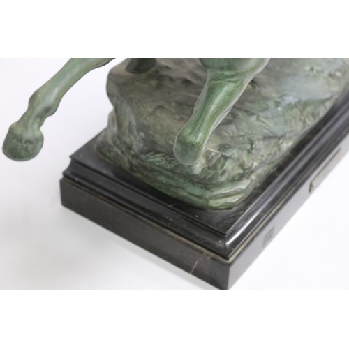 1 - Raphael Nannini (Italian, 1852-1925) antique bronzed spelter sculpture of Napoleon on horseback, pre... 