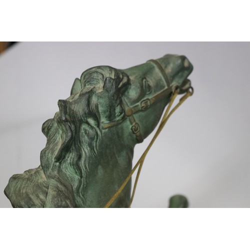 1 - Raphael Nannini (Italian, 1852-1925) antique bronzed spelter sculpture of Napoleon on horseback, pre... 