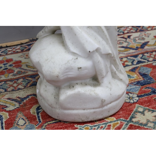 24 - Antique 19th century marble figure of a bathing Venus, approx 90cm H