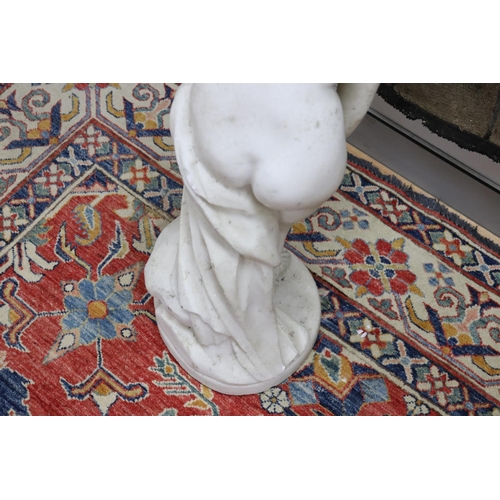 24 - Antique 19th century marble figure of a bathing Venus, approx 90cm H