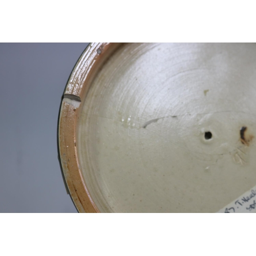 3022 - Antique Royal Doulton lidded chemist pot, UNC. PARAF, approx 18cm H.
