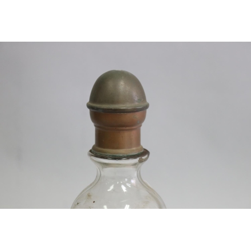 3048 - Single antique American Drug store Rasperry Flavouring, approx 32cm H