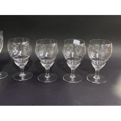 45 - Glassware to include Princess Anne, approx 22cm H and smaller