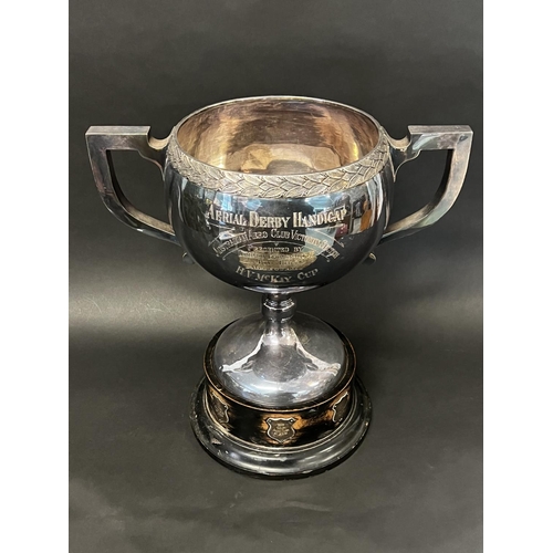 1002 - Australian interest - McKay, Hugh Victor (1865–1926) Cup, Australian Sterling silver, Aerial Derby H... 