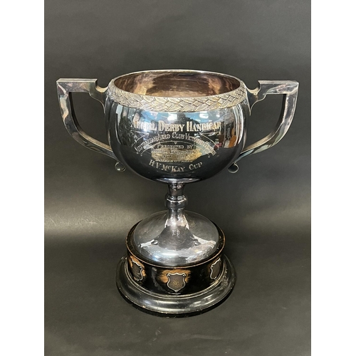 1002 - Australian interest - McKay, Hugh Victor (1865–1926) Cup, Australian Sterling silver, Aerial Derby H... 