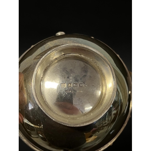 1024 - Vintage HMSS quaich with Celtic design, Birmingham 1946-47, maker Charles S Green, approx ?gms and a... 
