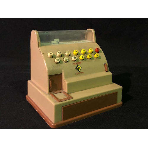 1970's toy cash register in box