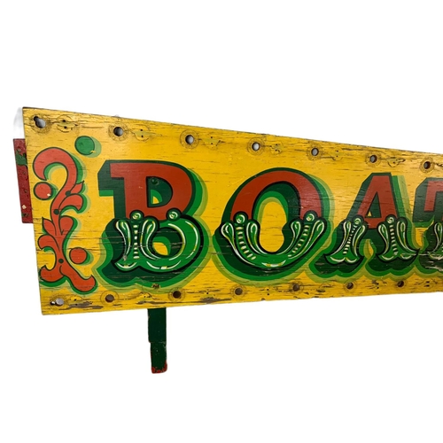 31 - 2 early 20th century 1930’s. Fairground/carnival signs. 182.5/65cm