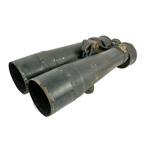 44 - WWII Japanese naval binoculars by Nikon. 48cm